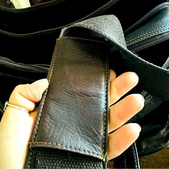 Vintage Samsonite Genuine Leather Portfolio/Briefcase/Laptop Messenger Bag - Picture 9 of 15